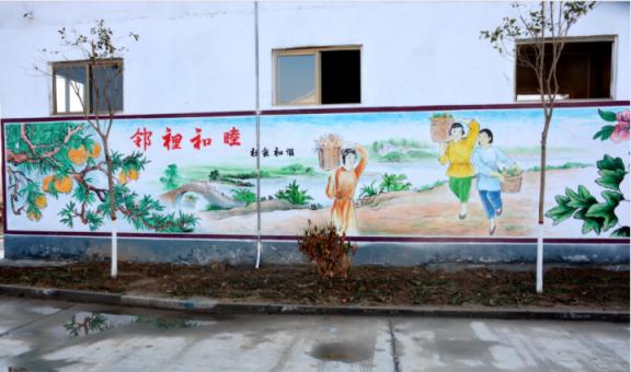 三都乡镇文化墙 乡风文明焕发新活力