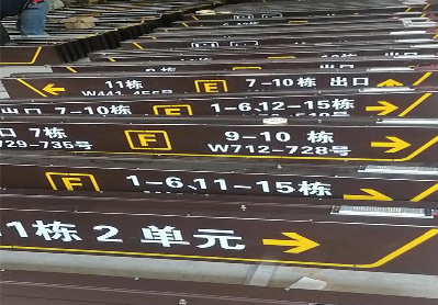 三都广告标识中，常见的几种安装方式。